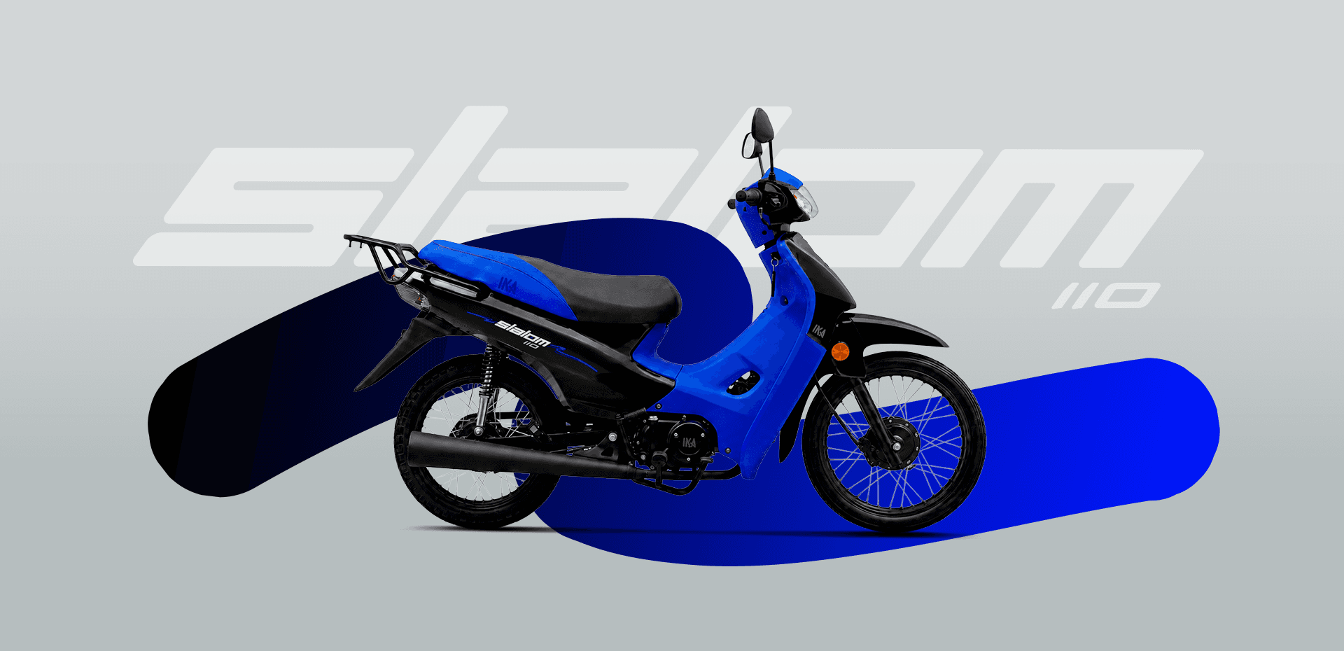 Slalom 110 Base — Negro / Azul